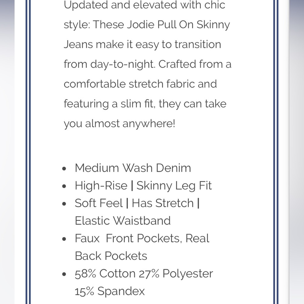 Rae Mode pull-on skinny jeans - Picture 8 of 8